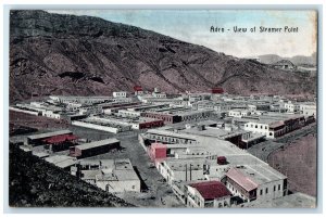 c1910 View of Steamer Point Hotel De L'Europe Turkish Shop Aden Yemen Postcard