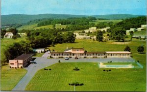 Vtg Pottstown Pennsylvania PA Modern Motel Postcard