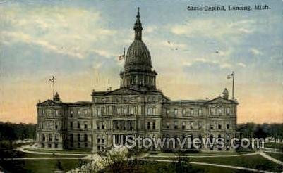 State Capitol Bldg. in Lansing, Michigan