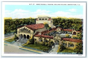 c1940's Annie Russell Theatre Rollins College Winter Park Florida FL Postcard