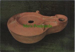 Segontium Roman Fort Museum Postcard - Oil Lamp, Holt-On-Dee RR12637