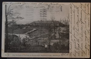 Pittsburgh, PA - The Zoological Gardens, Highland Park - 1907