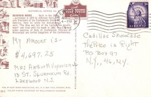 PC6981  BEAUVOUR HOUSE,  JEFFERSON, MISS