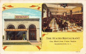 Postcard The States Restaurant in Washington D.C.~128915