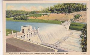 Ohio Dover Dam On Tuscarawas River Between Canton Dover and New Philadelphia ...