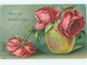 Divided-Back BEAUTIFUL FLOWERS SCENE Great Postcard AA2764