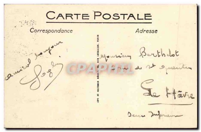 Old Postcard Parame La Plage de Rochebonne