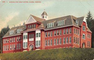 School For Deaf Mutes, Salem, Oregon c1910s Mitchell Vintage Postcard