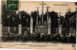 CPA TRÉGUIER-Vue de calvaire de protestation et de la foule (231195)