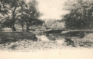 FLEMINGTON NJ MINE BROOK ANTIQUE POSTCARD