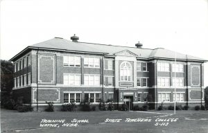 RPPC Postcard; Training School, State Teachers College, Wayne NE S-113 LL Cook