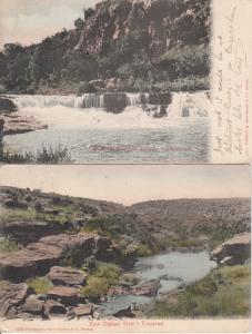 Lot 2 early postcards Transvaal sceneries Boven waterfall Oliphant river