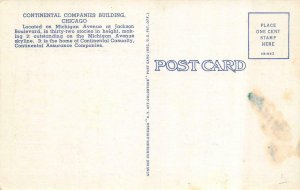 CHICAGO, IL Illinois  FIELD & CONTINENTAL CO BUILDINGS  *Two* c1940's Postcards