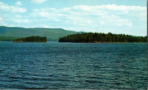 Vintage Postcard Belle & Cliff Island, Newfound Lake Bristol, New Hampshire KA21