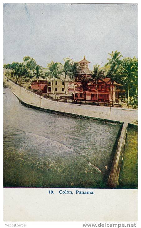 Partial Scene, Colon, Panama, 1900-1910s