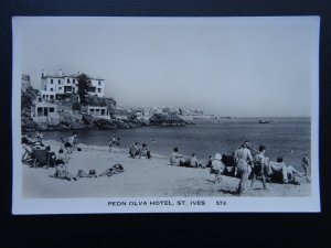 Cornwall ST. IVES Pedn Olva Hotel c1950's RP Postcard