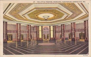 The Little Theater Municipal Auditorium Kansas City Missouri 1943