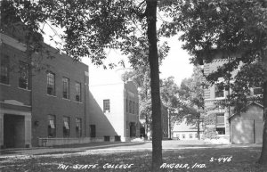 Angola indiana campus view Tri-State College real photo pc ZD549456