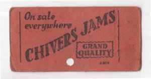 Chivers Jam Irish Jams Old Bus Advertising Ticket