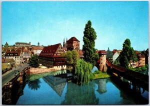 CONTINENTAL SIZE POSTCARD SIGHTS SCENES & CULTURE OF GERMANY  1V51