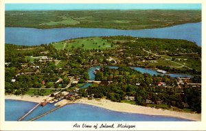 Michigan Leland Aerial View