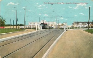 1910 Oklahoma City Main Entrance State Fair Sadler Pennington Postcard 22-11631