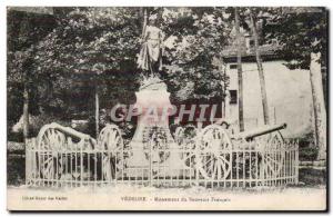 Vezelise Old Postcard Monument french memory