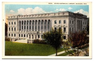Antique State Historical Library, Madison, WI Postcard