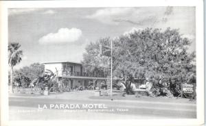 BROWNSVILLE, TX Texas   LA PARADA MOTEL  c1950s  Cars  Roadside    Postcard