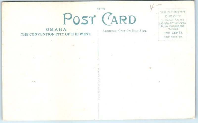 Postcard - The Blackstone Apartments - Omaha, Nebraska 