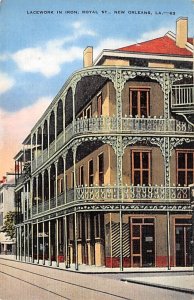 Napoleon House Iron Embroidered on many of the Old Buildings - New Orleans, L...