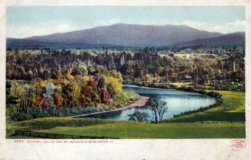 [ Photographic ] US Vermont Burlington - Windsor Valley And Mt. Mansfield