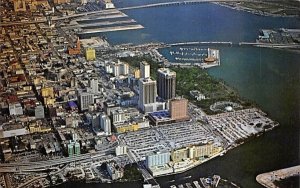 Aerial View of Miami, FL, USA Florida