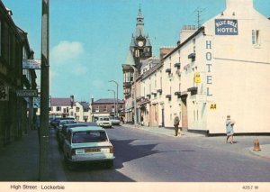 Fish & Chip Shop Sign at High Street Lockerbie Postcard