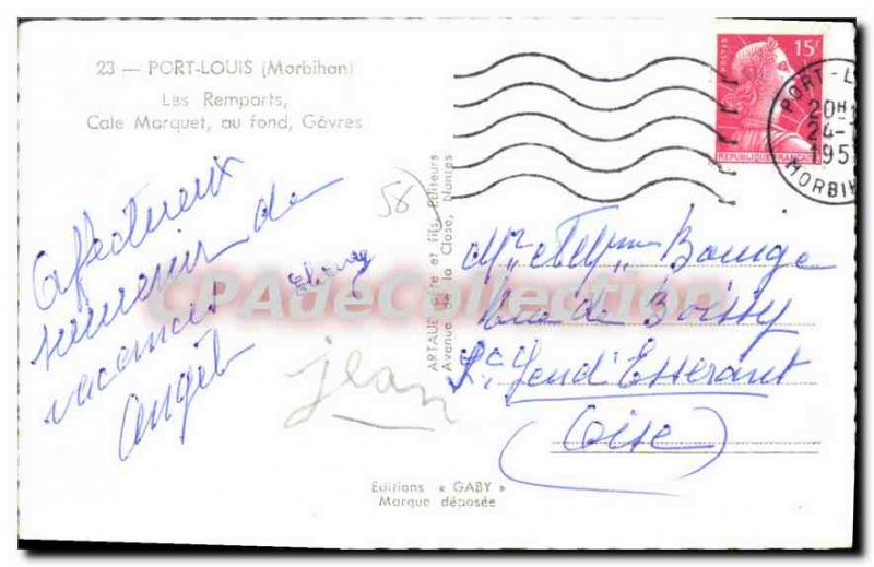 Postcard Old Port Louis Remparts