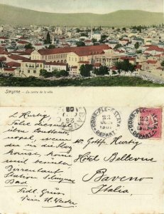 turkey, SMYRNA SMYRNE IZMIR, Le Centre de la Ville (1909) Postcard