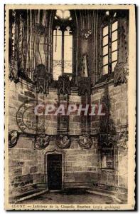 Old Postcard Cluny Interior Bourbon Chapel