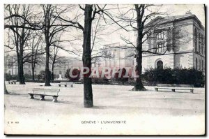 Old Postcard Geneve L & # 39Universite