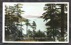 h2597- Canada VANCOUVER Island BC Malahat Drive Real Photo Postcard Gowen Sutton