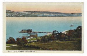 191X USA Picture Postcard - Sandy Point, Penobscot River, Maine (AP81)