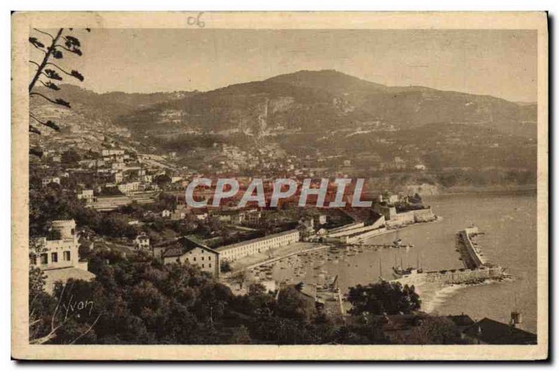 Old Postcard Villefranche Sur Mer