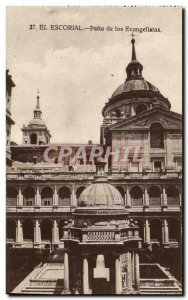 Postcard Old El Escorial Patio de los Evangelistas