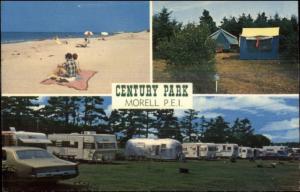 Morell Prince Edward Island RV Century Park Old Postcard