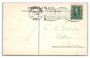 MARSHALLTOWN, IA ~ ST THOMAS HOSPITAL  1907  Marshall County  Postcard