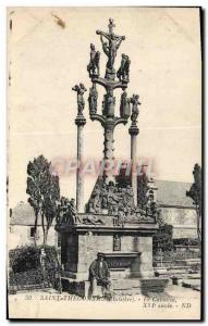 Old Postcard Saint Thegonnec Calvary