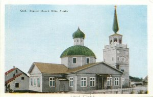 AK, Sitka, Alaska, Russian Church, H.H. Tallmen No. C128