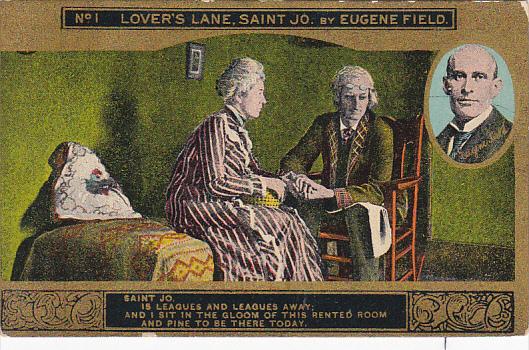 Eugene Field Lover's Lane St Jo Card No 1