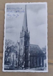 VINTAGE .01 POSTCARD 1940 USED - METHODIST CHURCH, 5 -3RD STREET, TROY, N.Y.