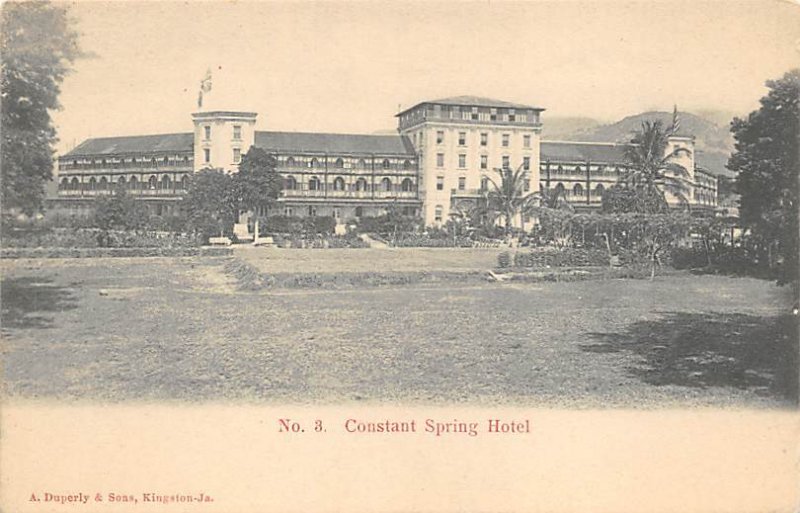 Constant Spring Hotel Jamaica Unused 