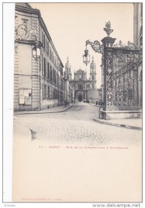 NANCY, Rue de la Constitution & Cathedrale, Meurthe et Moselle, France, 00-10s